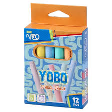 YOBO SKOLSKA KREDA U BOJI 12K/115001